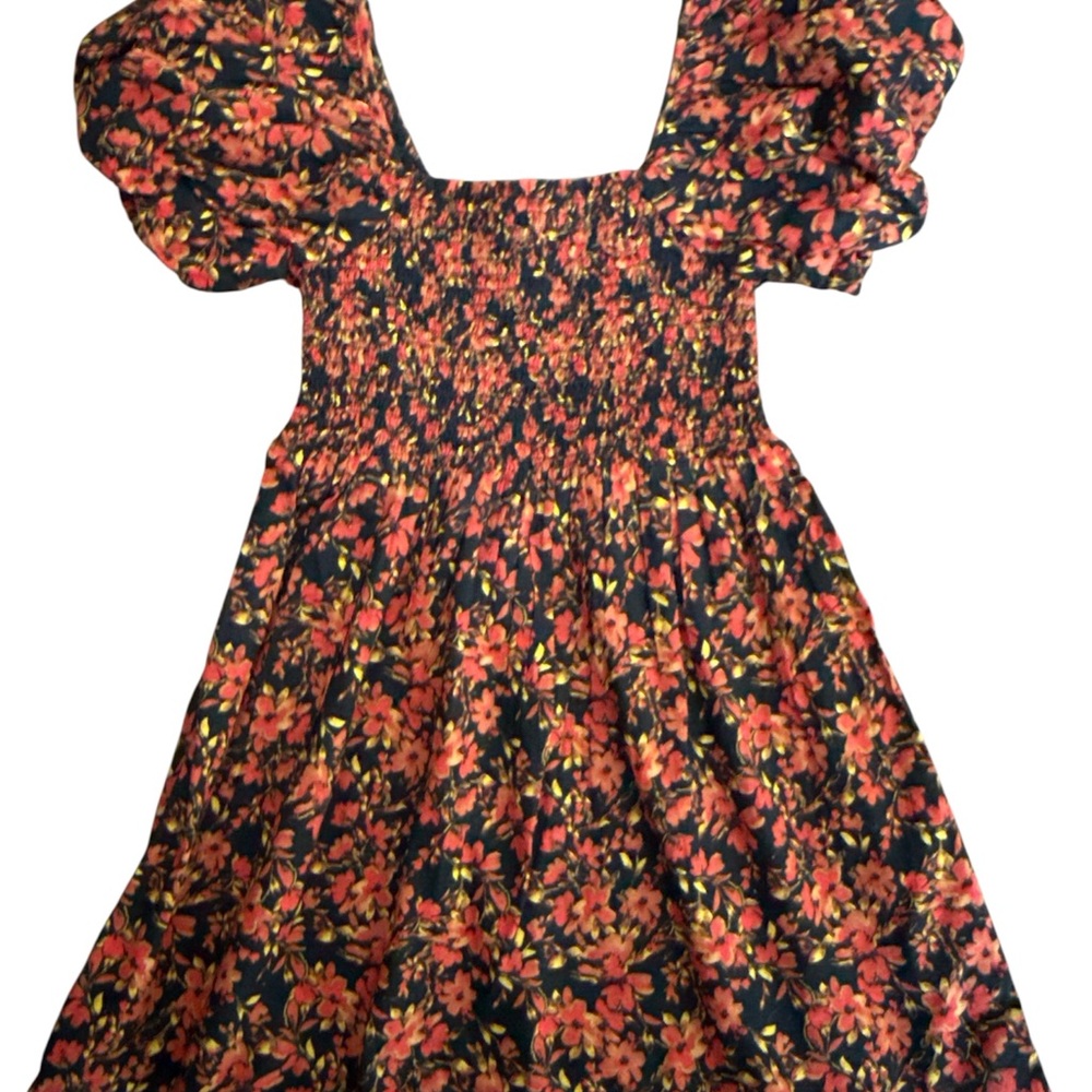 Gap Kids Floral Kids Dress with Puff Sleeves